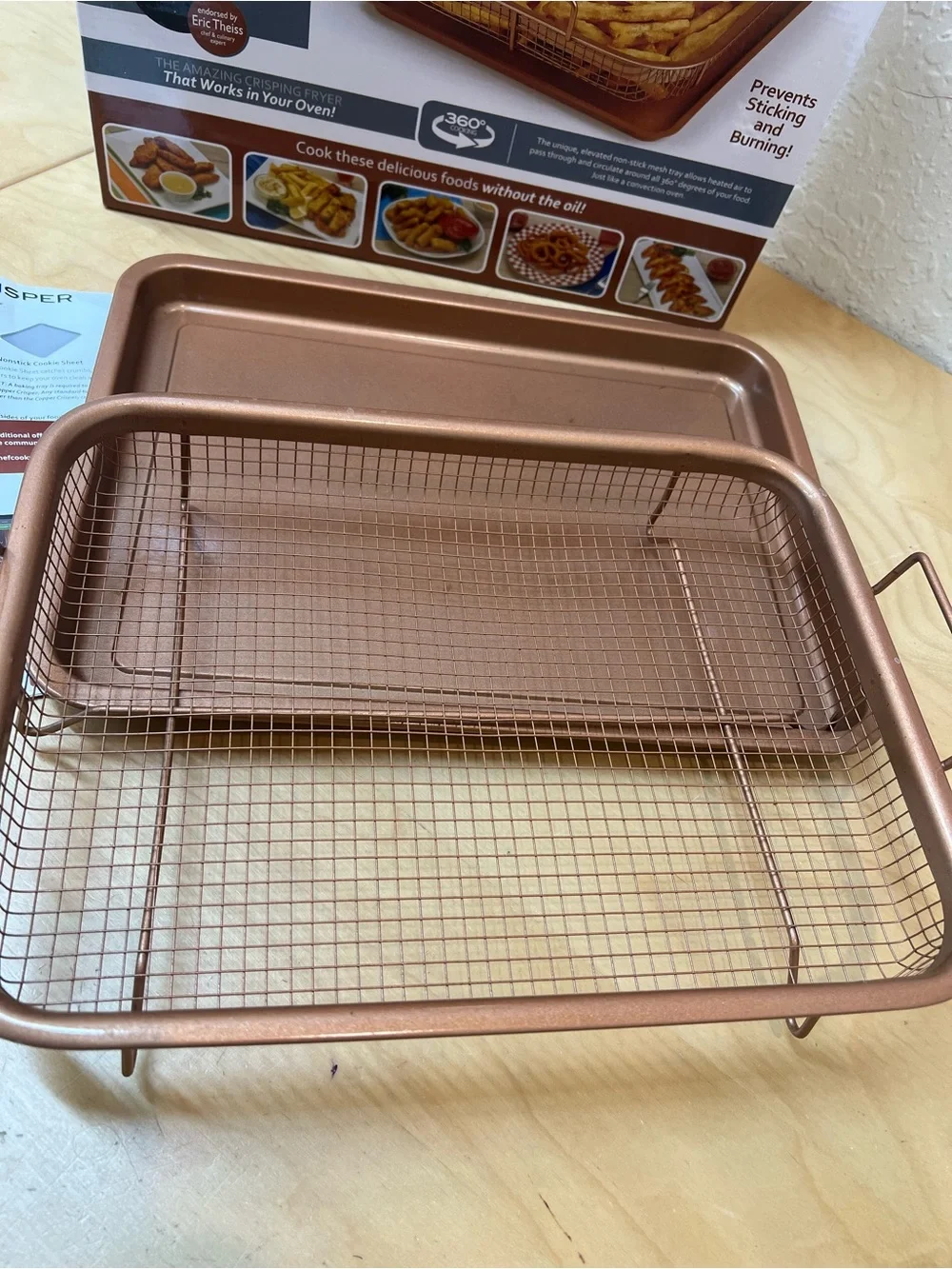 Copper Crisper Baking Tray 2ps Set by — Copper Chef